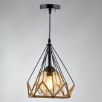 Nagafa Shop نجف سقف دياموند مودرن اسود من نجفه شوب R1009